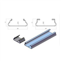 Kas aluminium profiel vergrendel kanaal connector